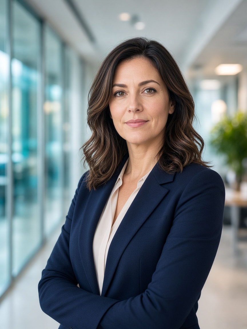 Professional in a contemporary office representing individual talent insight